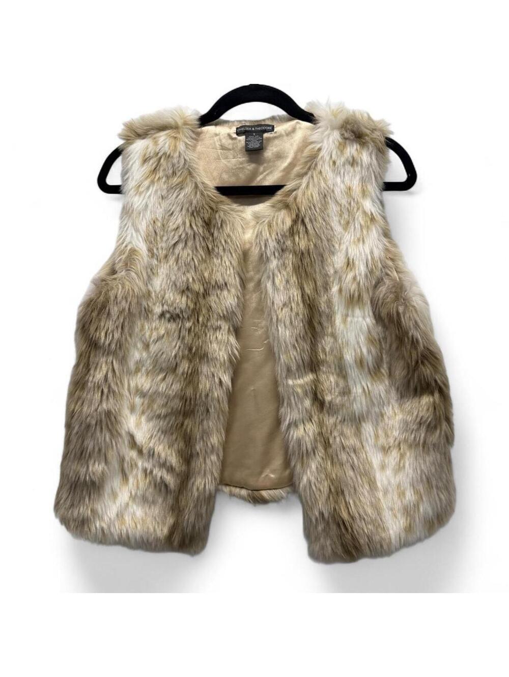 Chelsea & Theodore Faux Fur Gilet